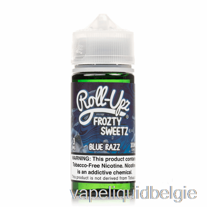 Vape België Blauw Frambozenijs - Sap Roll-upz E-vloeistof - 100ml 0mg